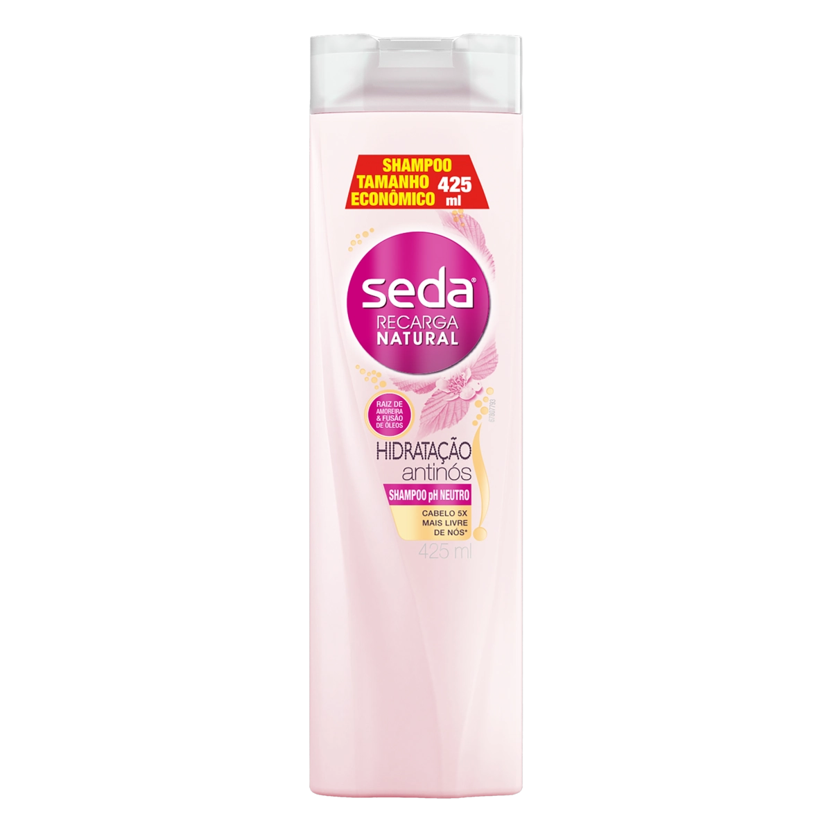 Shampoo Frutas Vermelhas Gengibre Seda Joias Da Natureza Frasco 425ml Tamanho Econômico