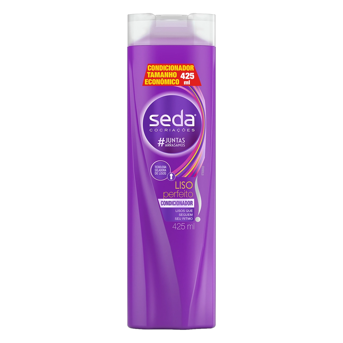 Tratamento Condicionador Seda Liso Perfeito Frasco 425ml Tamanho Econômico