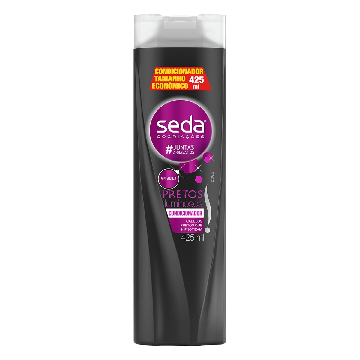 Tratamento Condicionador Seda Pretos Luminosos Frasco 425ml Tamanho Econômico