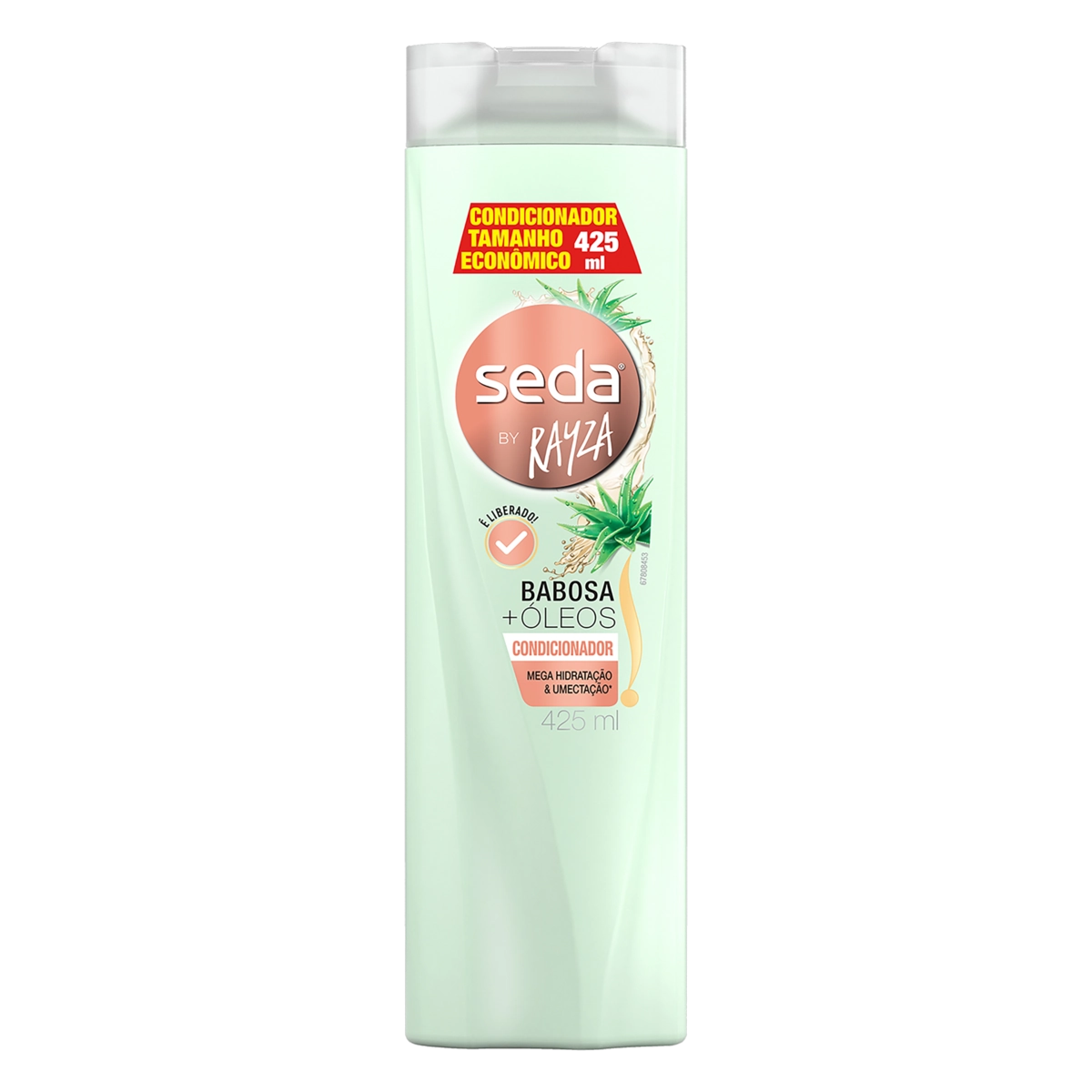Tratamento Condicionador Seda Babosa E óleos By Rayza Frasco 425ml Tamanho Econômico