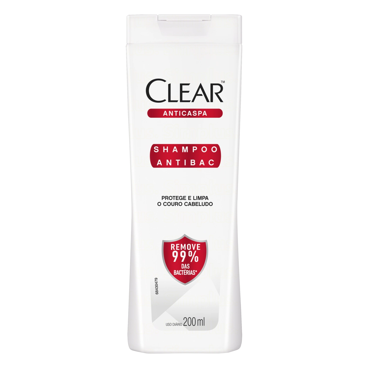 Shampoo Anticaspa Clear Antibac Frasco 200ml
