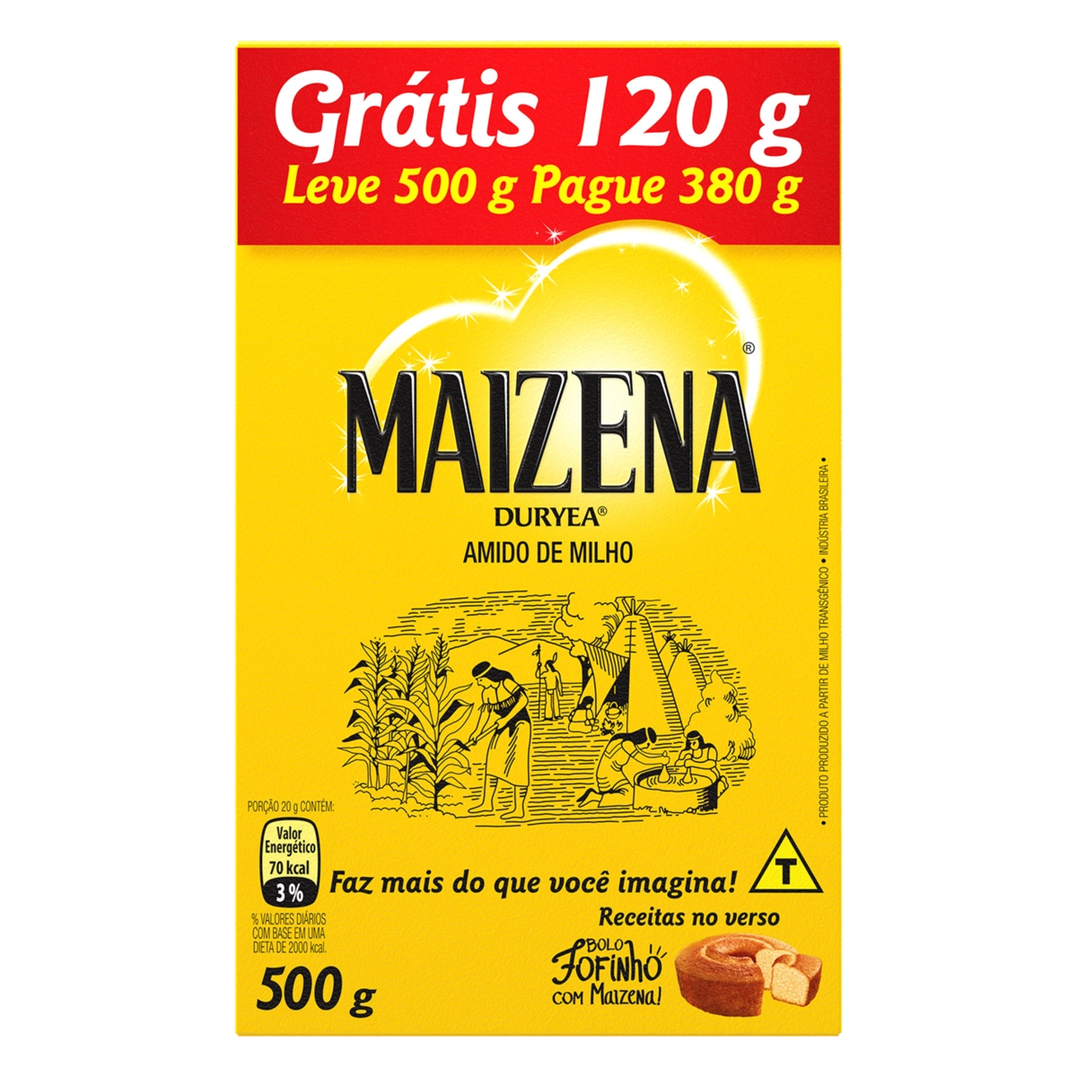 Amido De Milho Maizena Duryea Caixa 500g