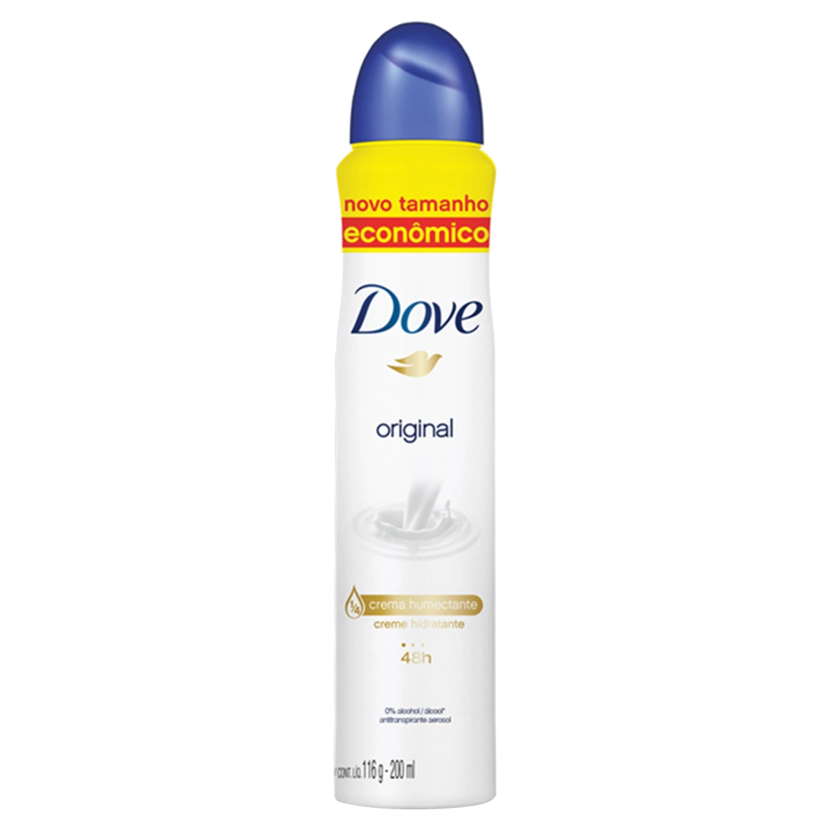 Antitranspirante Aerossol Original Dove 200ml Spray Tamanho Econômico