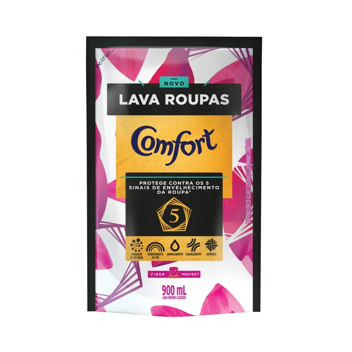 Lava-Roupas Líquido Fiber Protect Comfort Refil 900ml