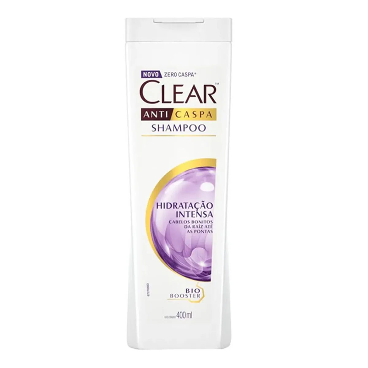 Shampoo Anticaspa Clear Hidratação Intensa Frasco Leve 400ml Pague 330 ml