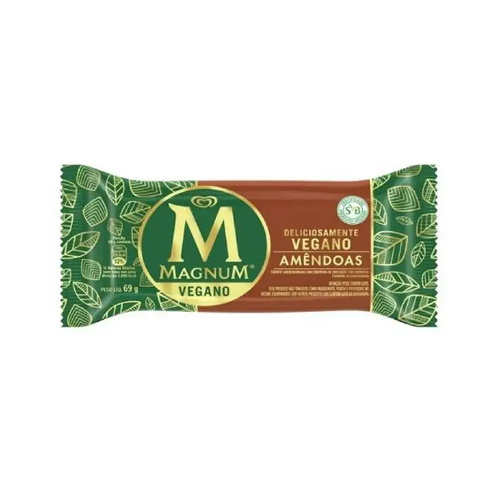 Sorvete Amêndoas Magnum Pacote 69g