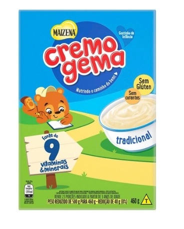 Mistura para Mingau CREMOGEMA Tradicional Vitaminada 500g