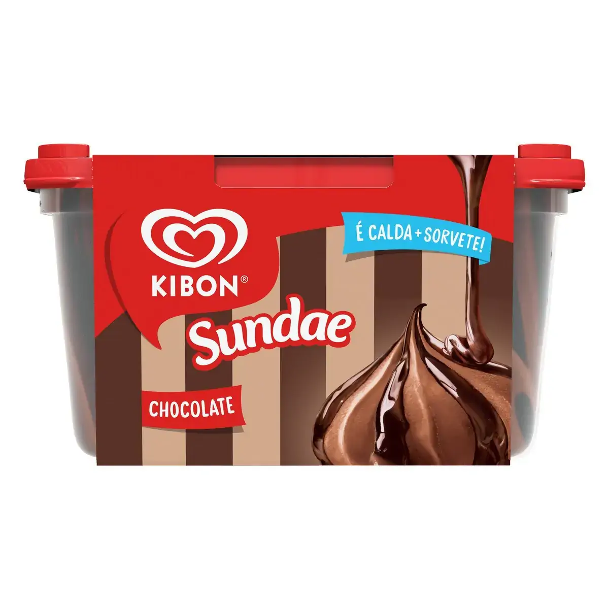 Sorvete Sundae Chocolate Kibon Pote 1,4l