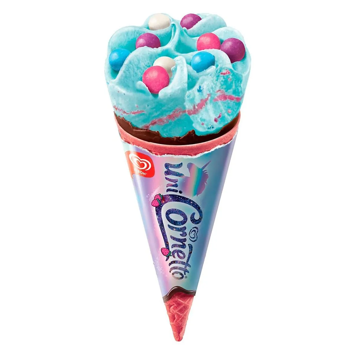 Sorvete Morango Uni Kibon Cornetto 59g