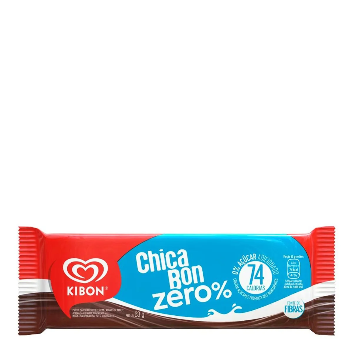 Picolé Chicabon Kibon Zero % Pacote 63 g
