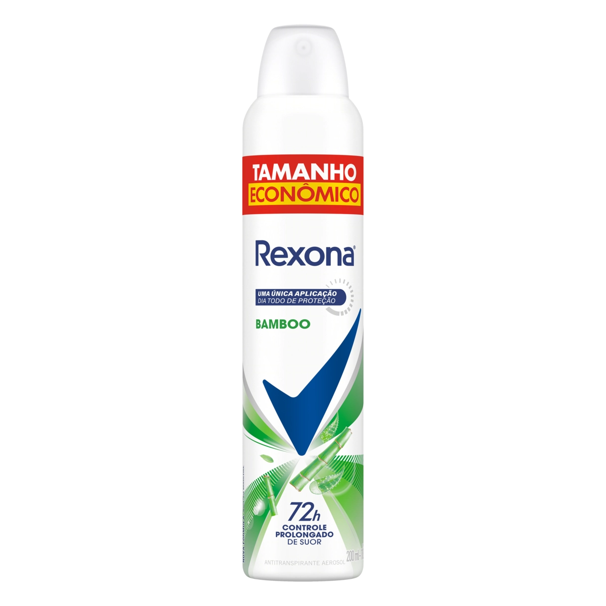Antitranspirante Aerossol Bamboo Rexona 200ml Spray Tamanho Econômico