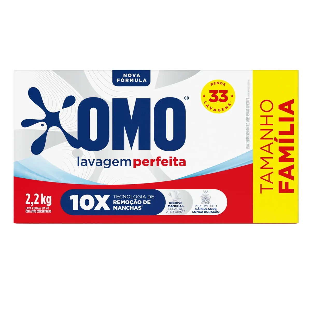 Sabão em Pó Omo Lavagem Perfeita 2.2kg