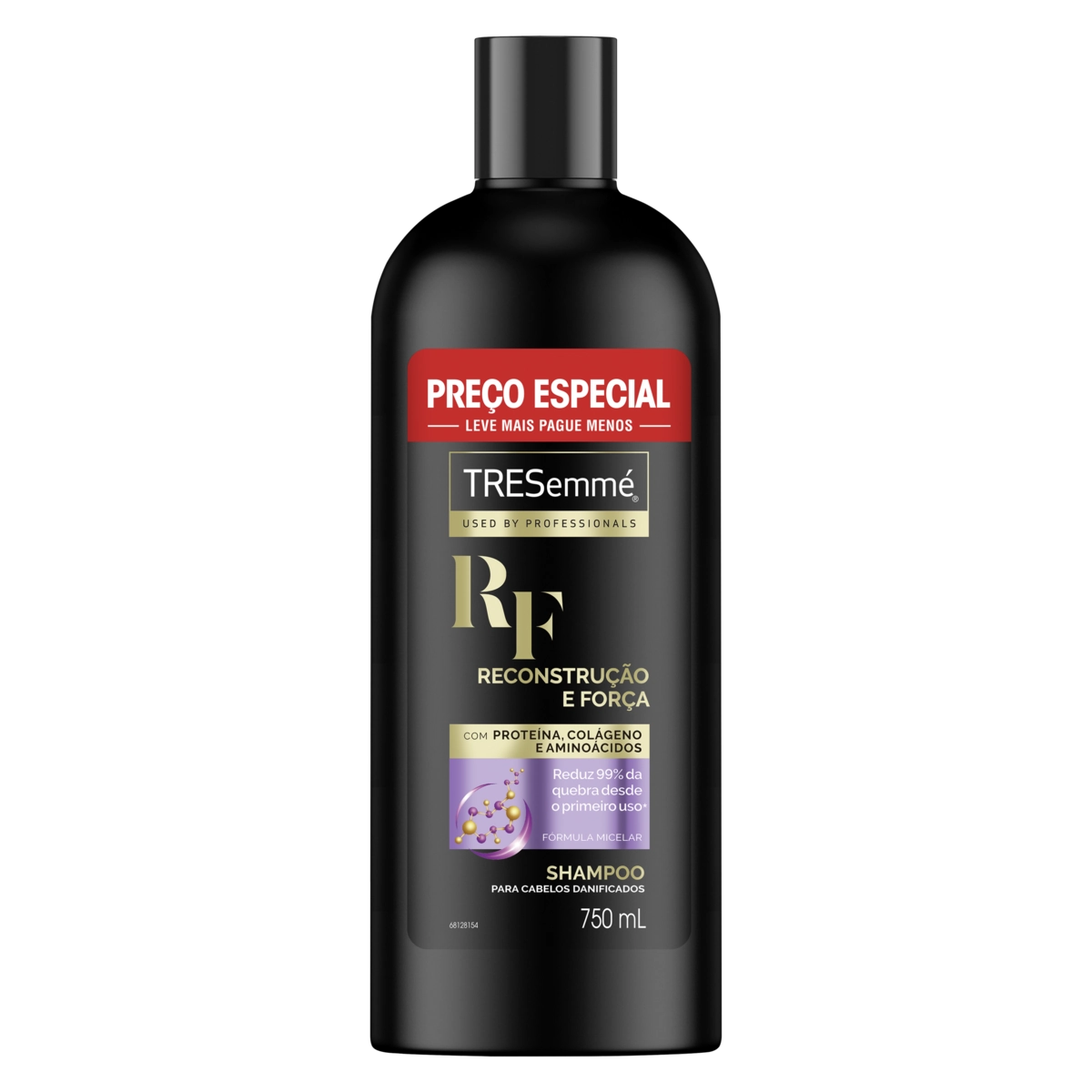 Shampoo Tresemmé Reconstrução E Força Frasco 750ml Leve Mais Pague Menos