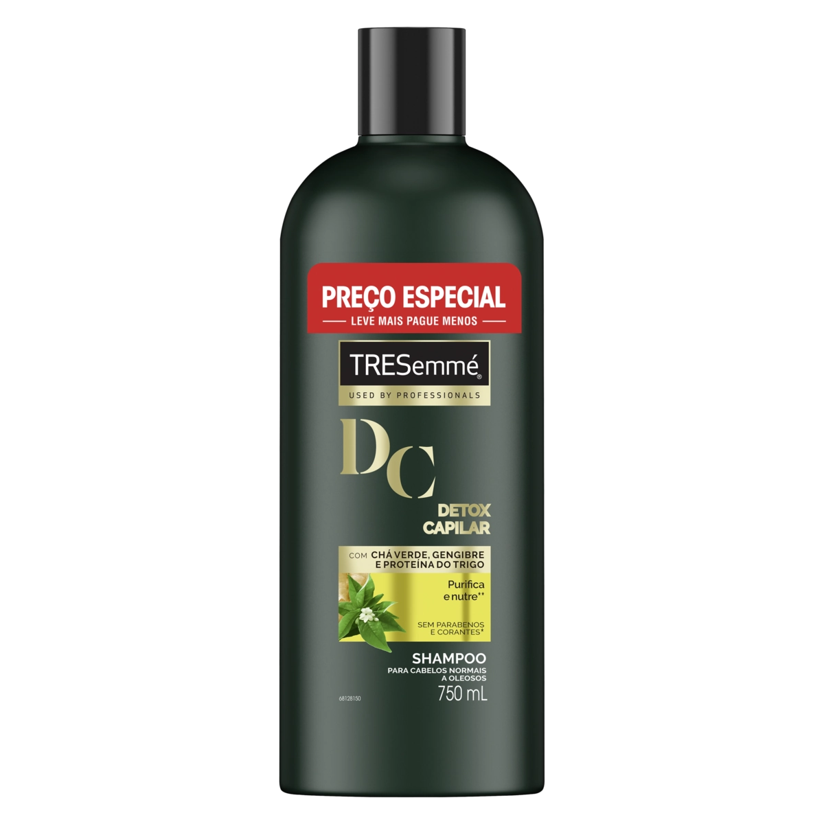 Shampoo Tresemmé Detox Capilar Frasco 750ml Leve Mais Pague Menos