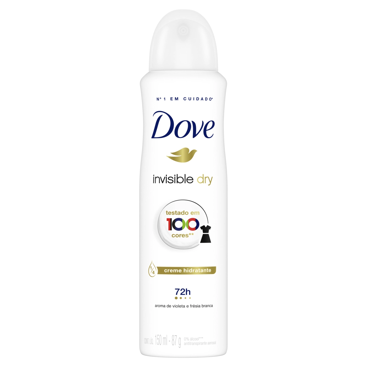 Pack Antitranspirante Aerossol Invisible Dry Dove 3 Unidades 150ml Cada Spray