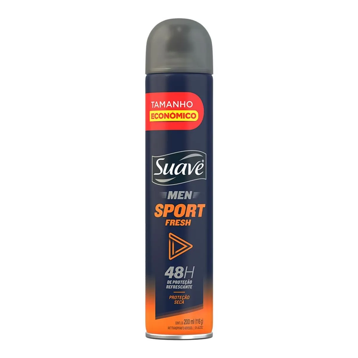 Desodorante Aerossol Suave Men Sport Fresh 200ml Tamanho Econômico