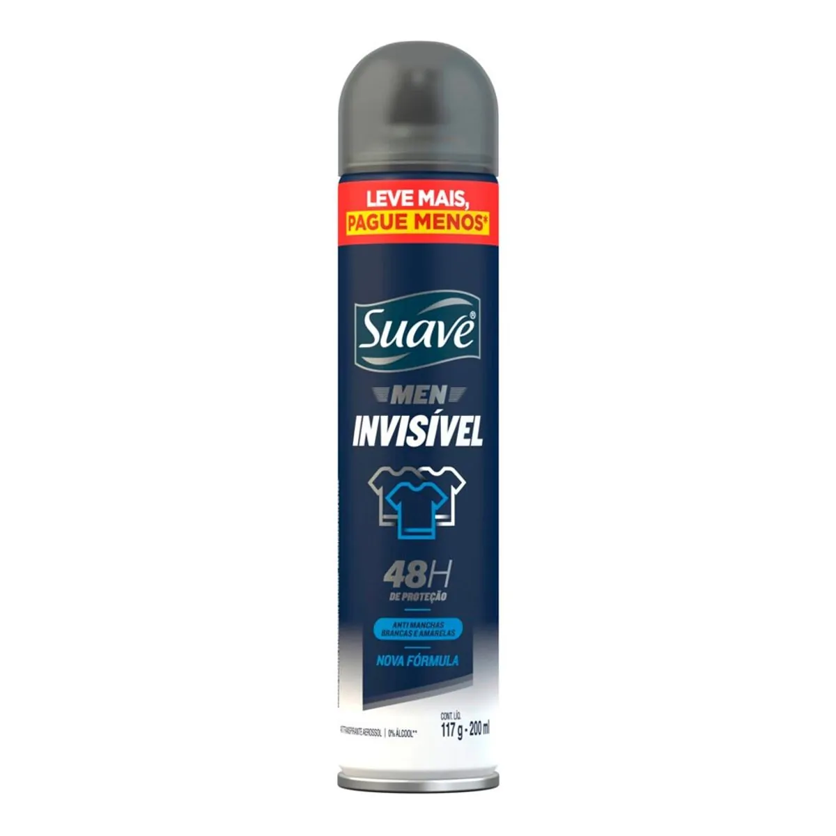 Desodorante Antitranspirante Suave Invisible 200ml