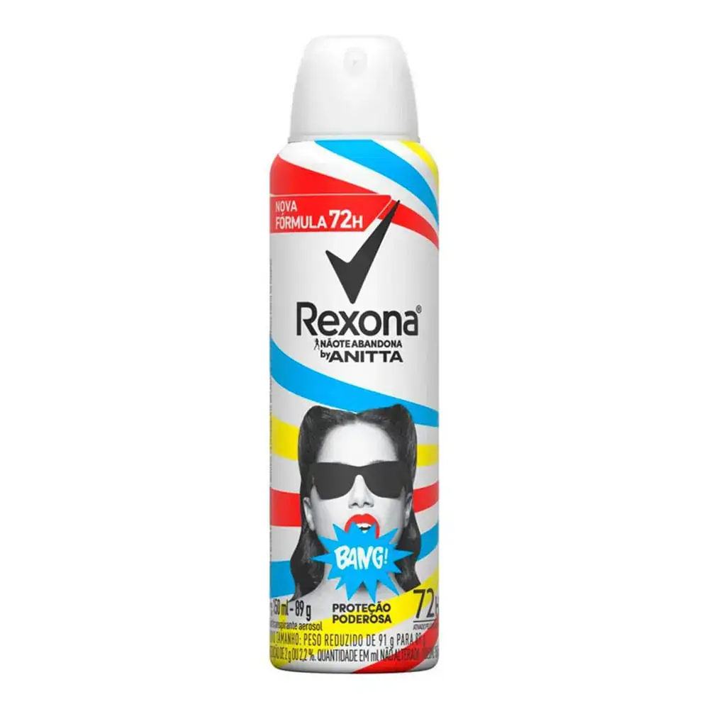 Desodorante Rexona Unissex By Anitta Bang 150ml
