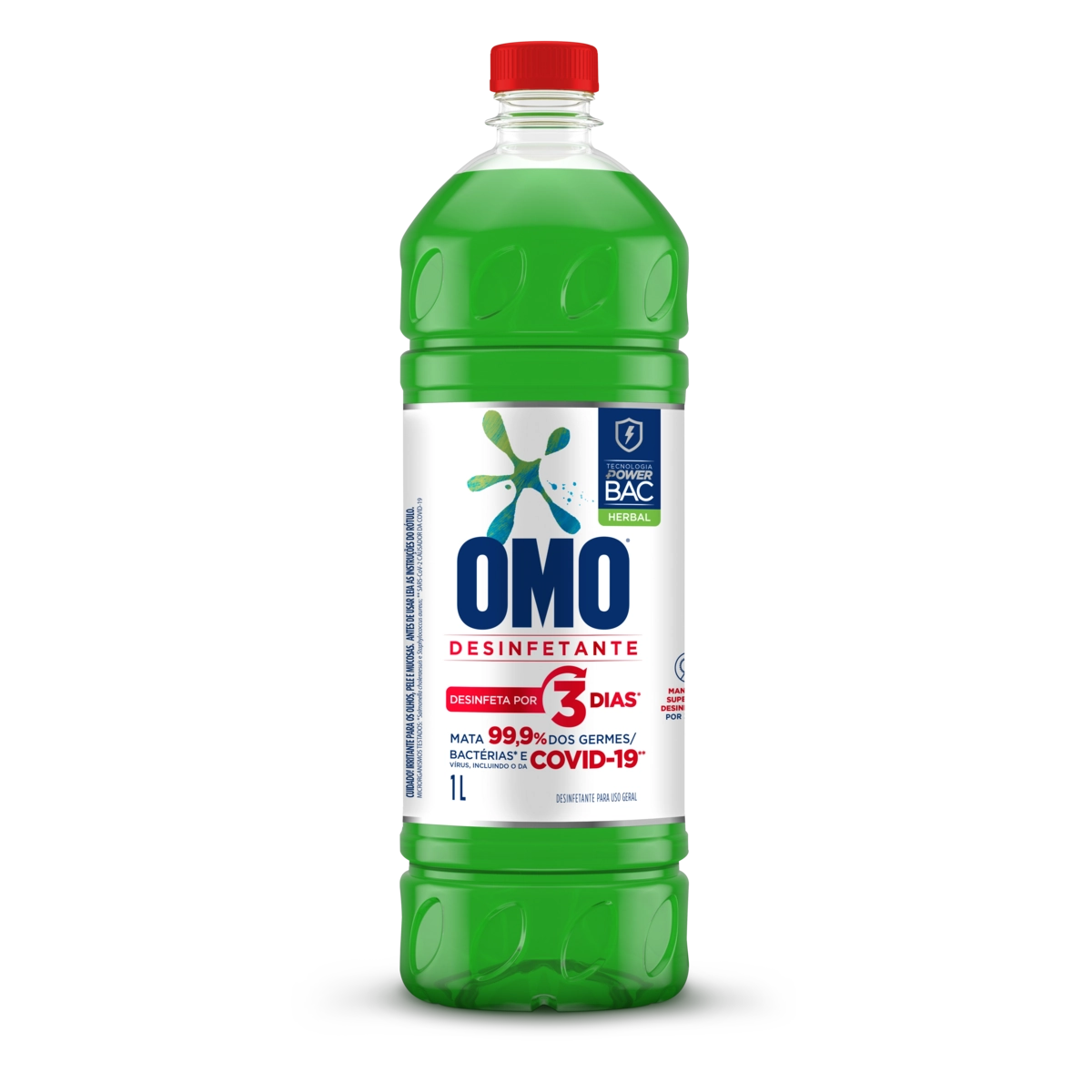 Desinfetante Uso Geral Herbal Omo Frasco 1l