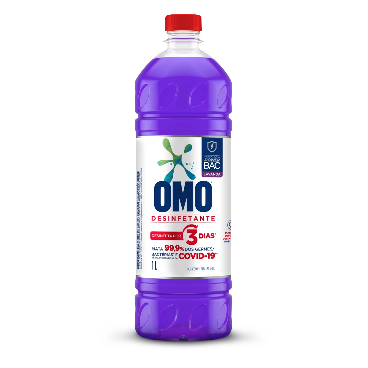 Desinfetante Uso Geral Lavanda Omo Frasco 1l