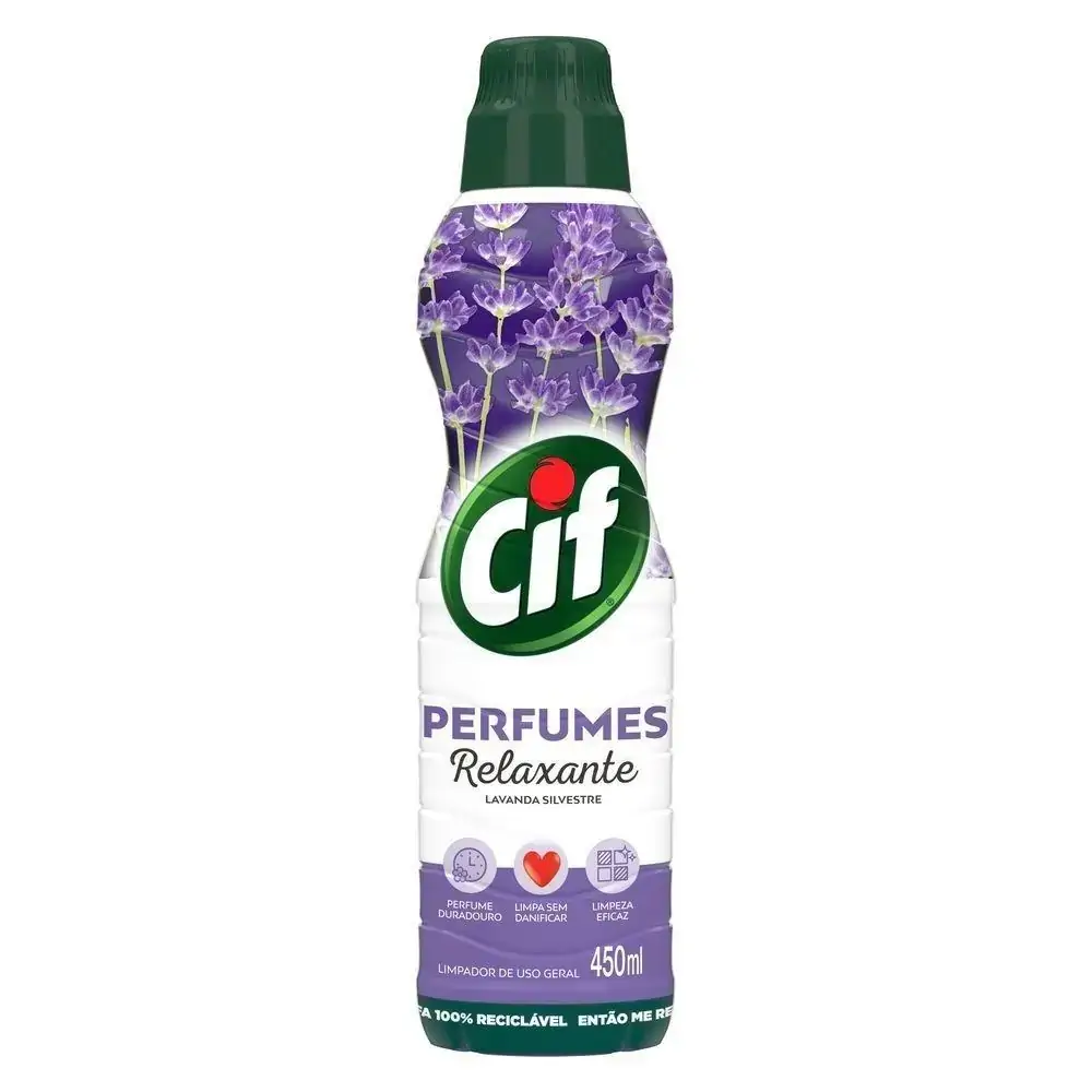 Limpador Perfumado Relaxante Cif Perfumes Frasco 450ml