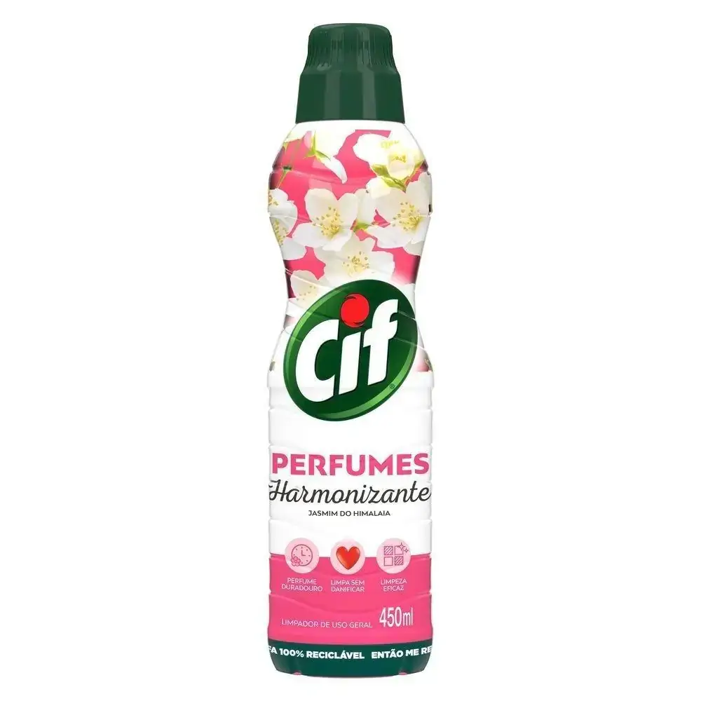 Limpador Perfumado Harmonizante Cif Perfumes Frasco 450ml