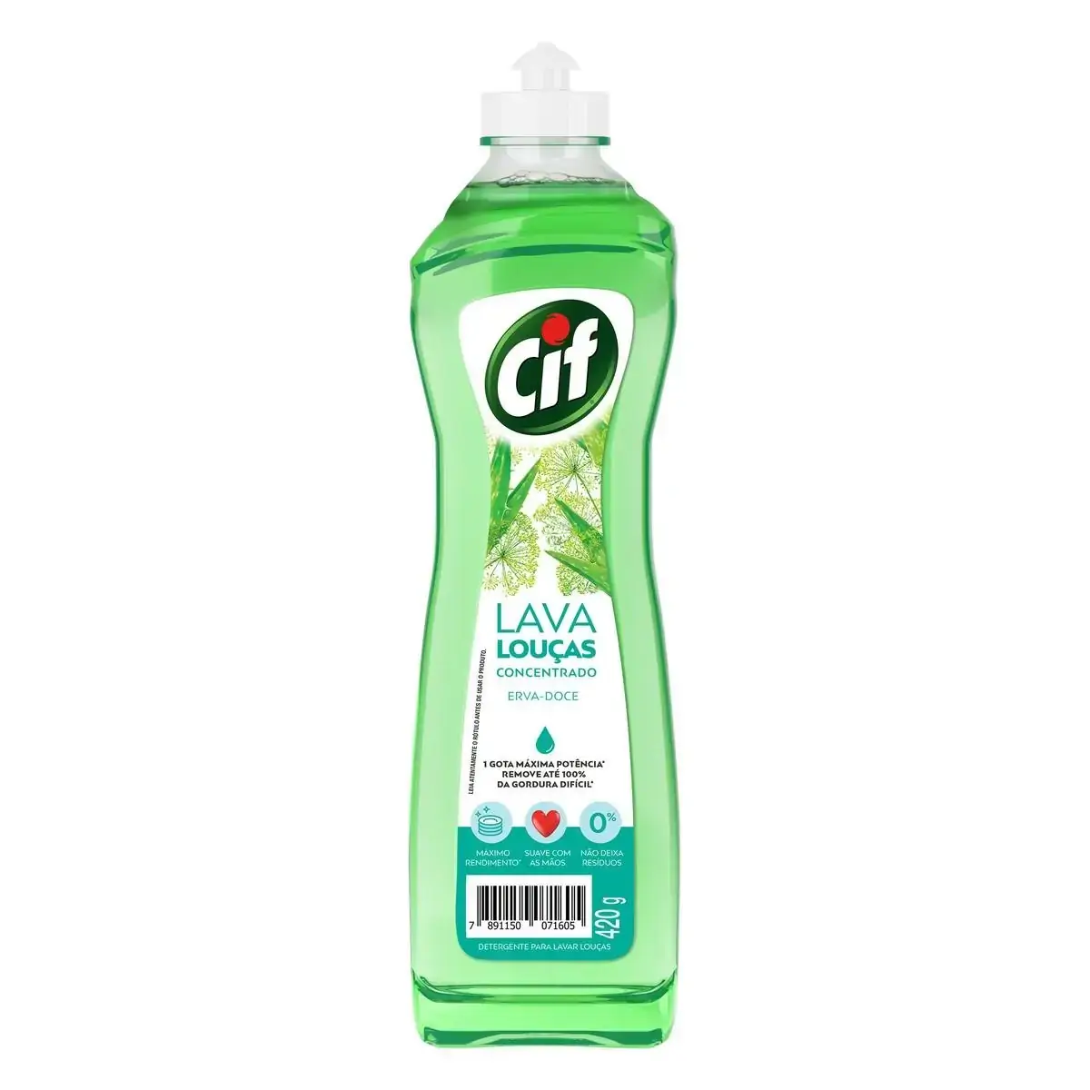 Detergente Líquido Concentrado CIF Erva Doce 420ml