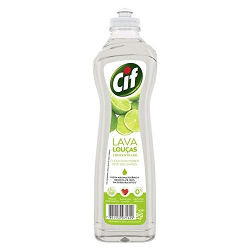 Lava Louças Cif Concentrado Clear com Poder dos 100 Limões 420g