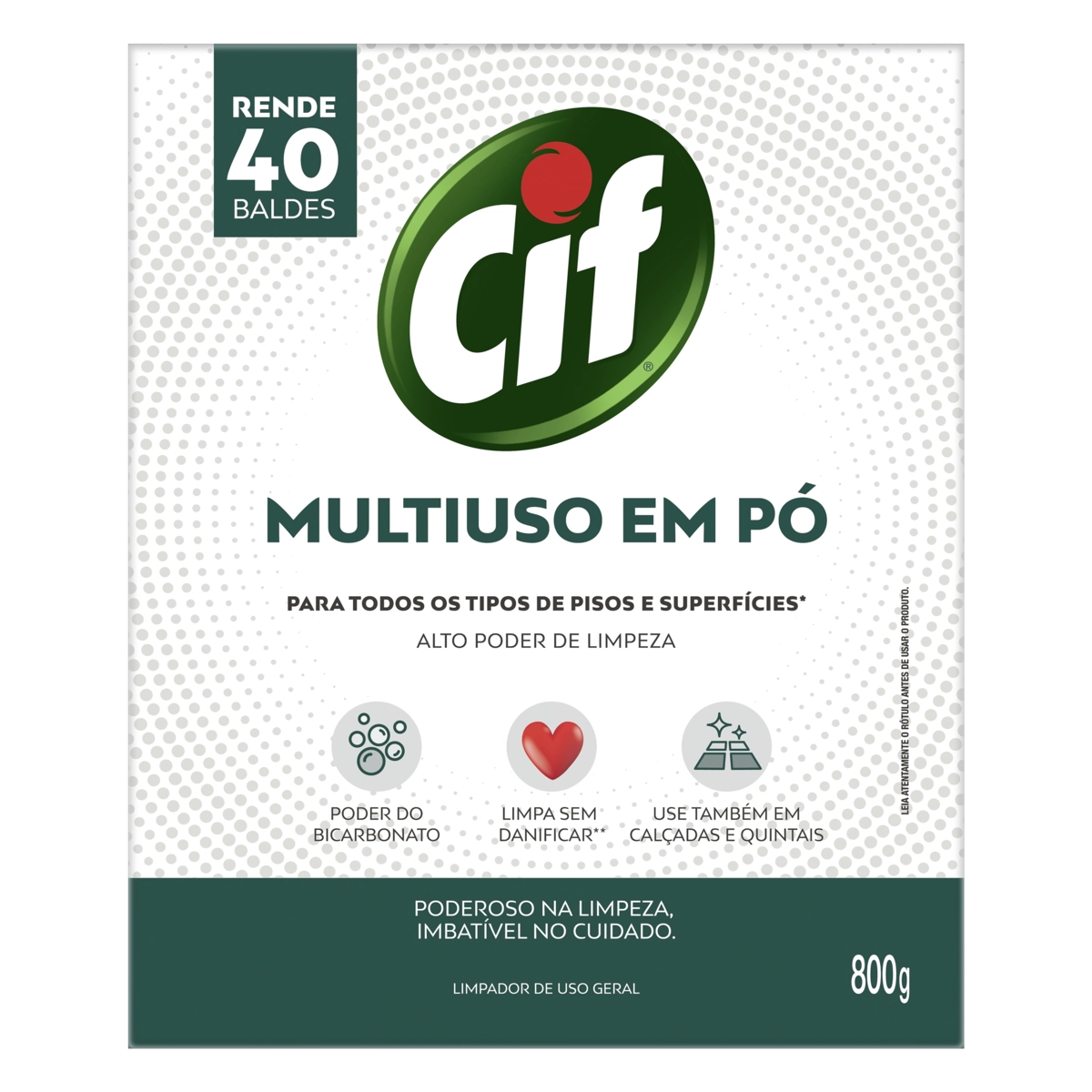 Limpador Cif Multiuso 800g Em Pó