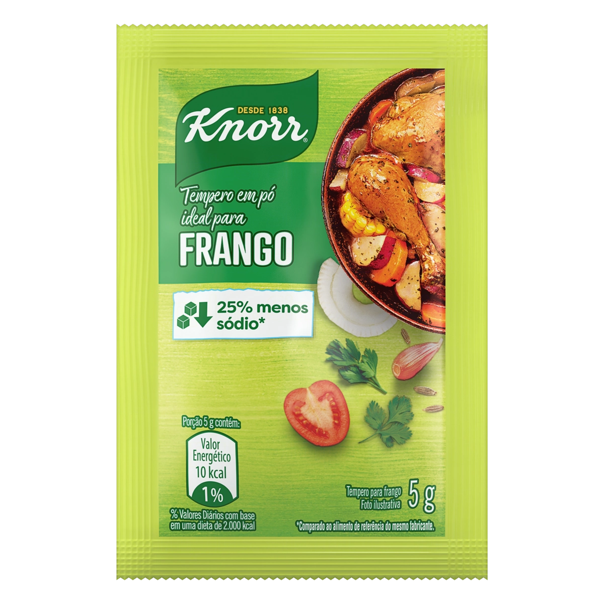 Tempero Pó Para Frango Knorr Envelope 5g
