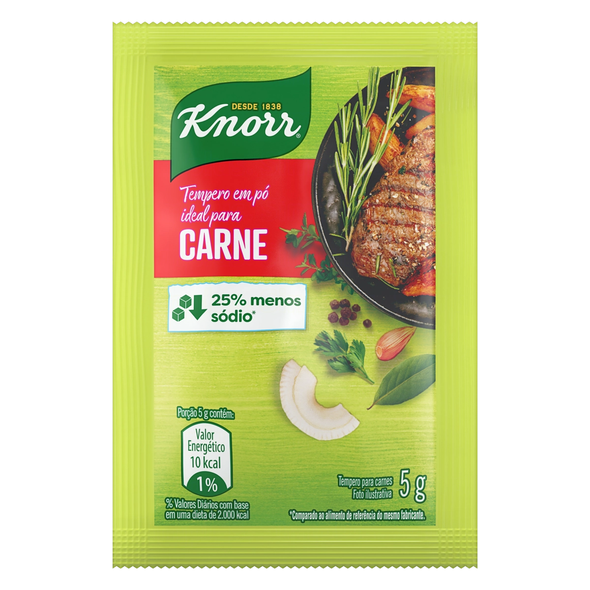 Tempero Pó Para Carne Knorr Envelope 5g