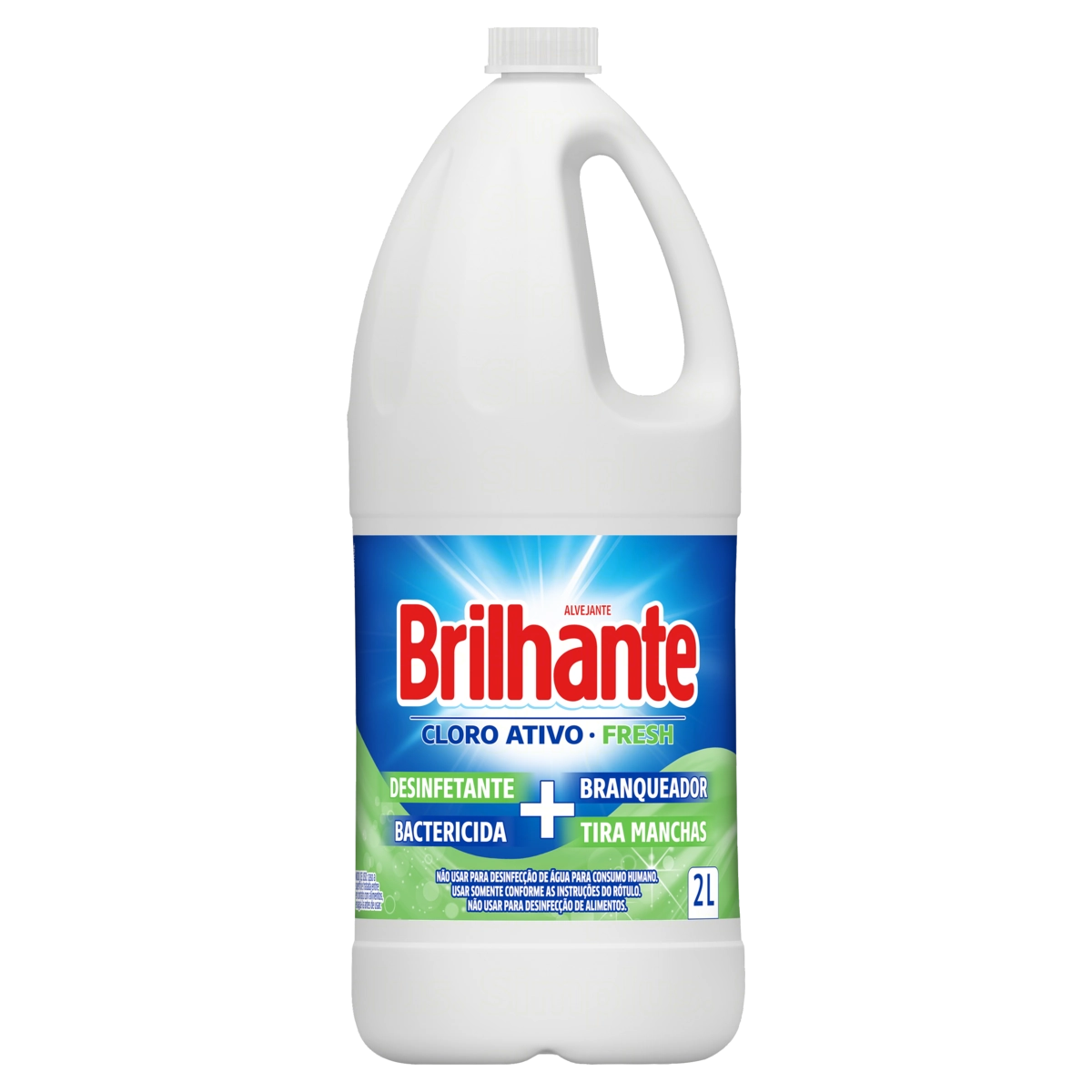 Alvejante Uso Geral Com Cloro Fresh Brilhante Frasco 2l