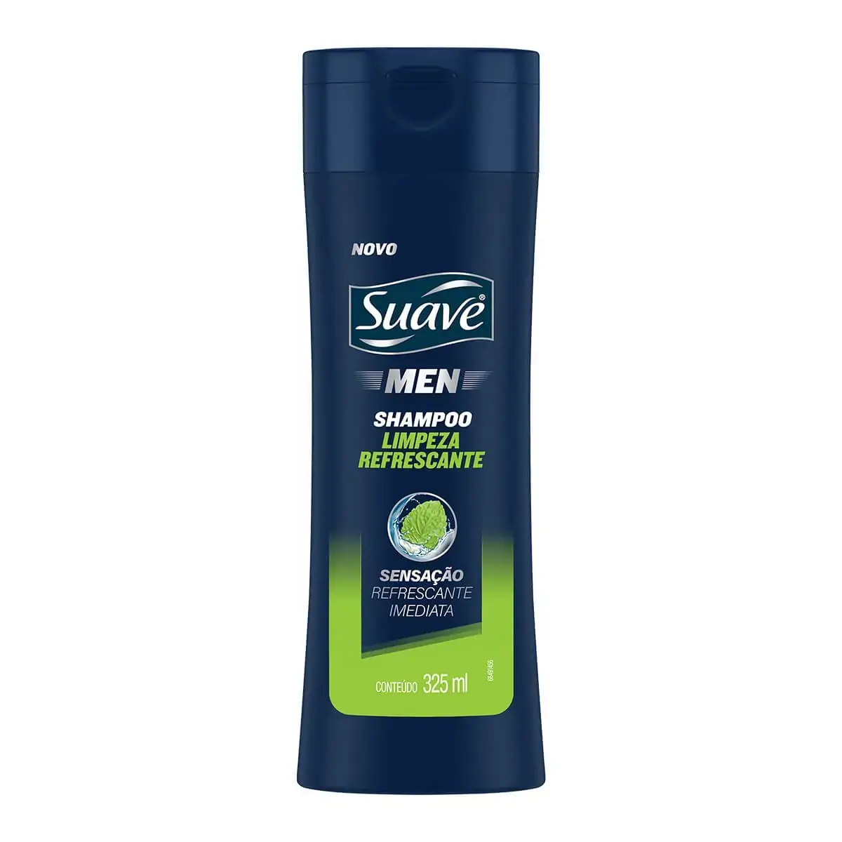 Shampoo Suave Men Limpeza Refrescante Frasco 325ml