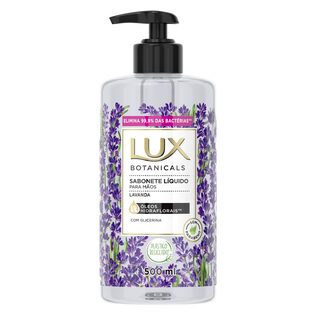 Sabonete Líquido Para As Mãos Lavanda Lux Botanicals Frasco 500ml