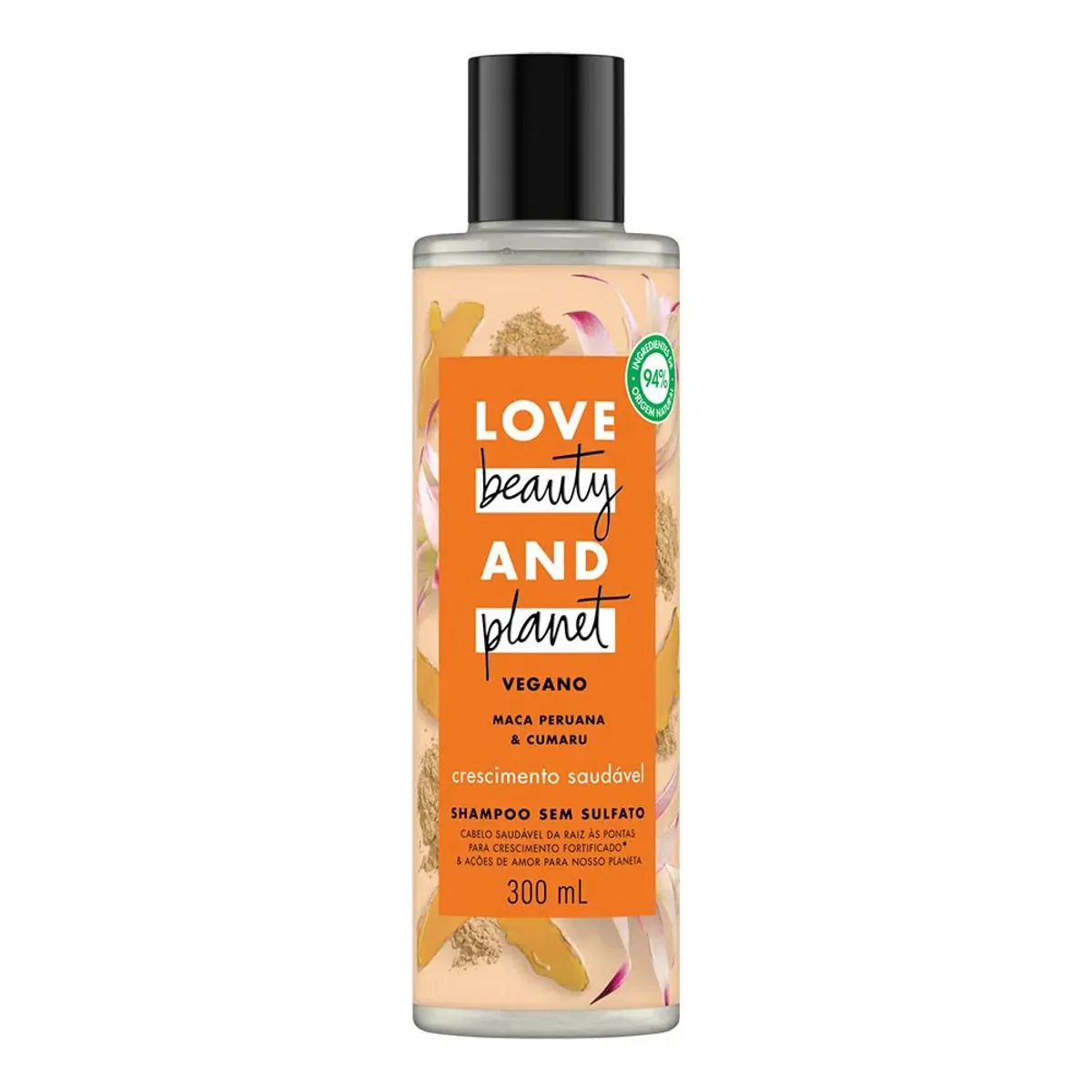 Shampoo Love Beauty & Planet Crescimento Saudável Frasco 300ml