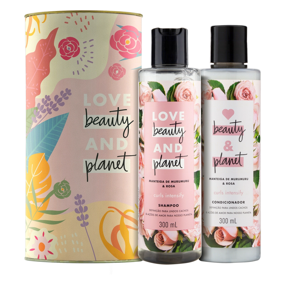 Kit Shampoo Condicionador Love Beauty Planet Curls Intensify 300ml Cada