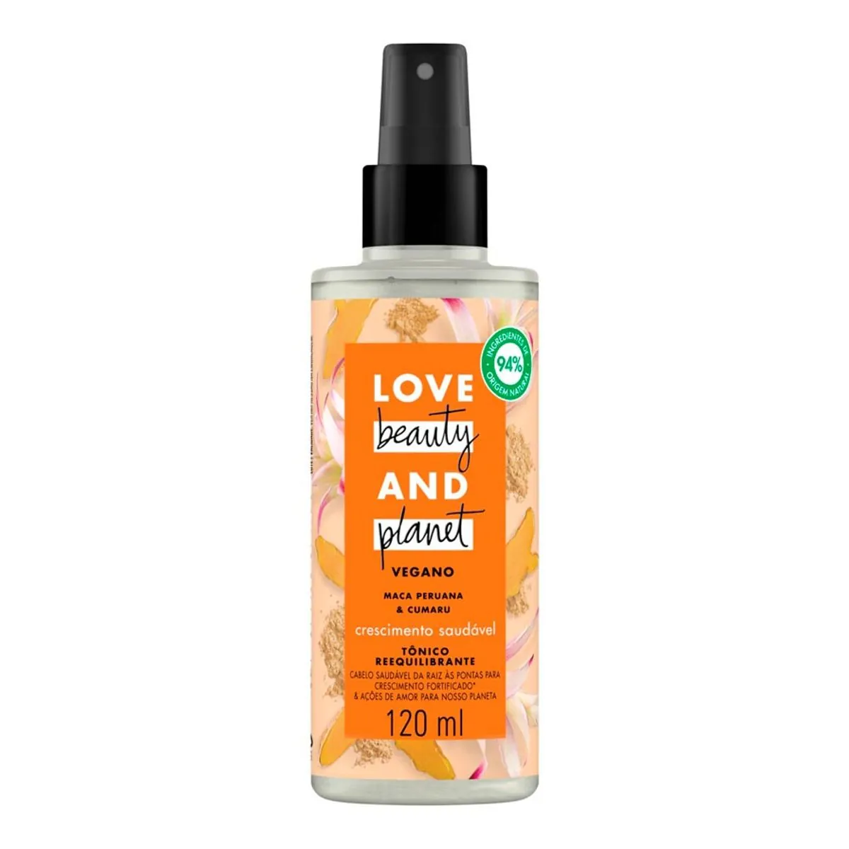 Tônico Love Beauty and Planet Crescimento Saudável 120ml