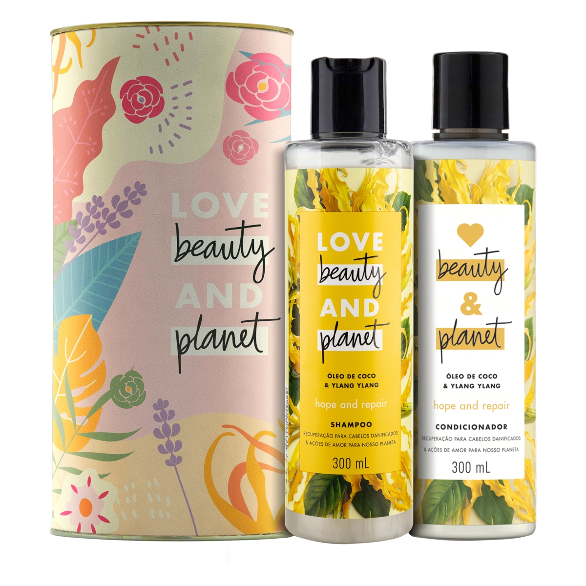 Kit Shampoo Condicionador Love Beauty Planet Hope And Repair 300ml Cada
