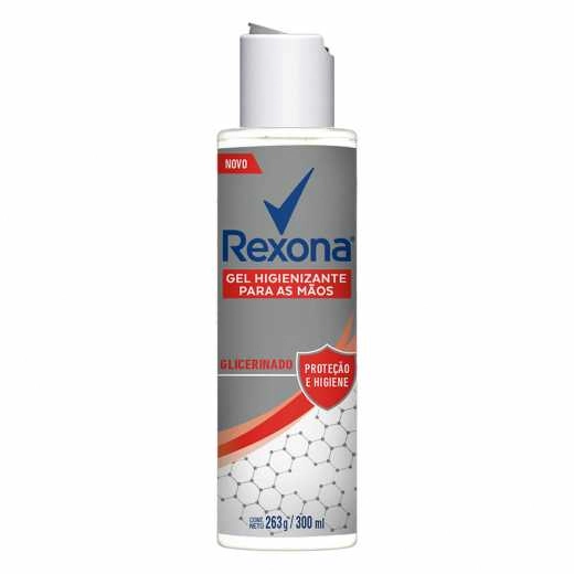 álcool Em Gel Glicerinado Rexona Squeeze 300ml