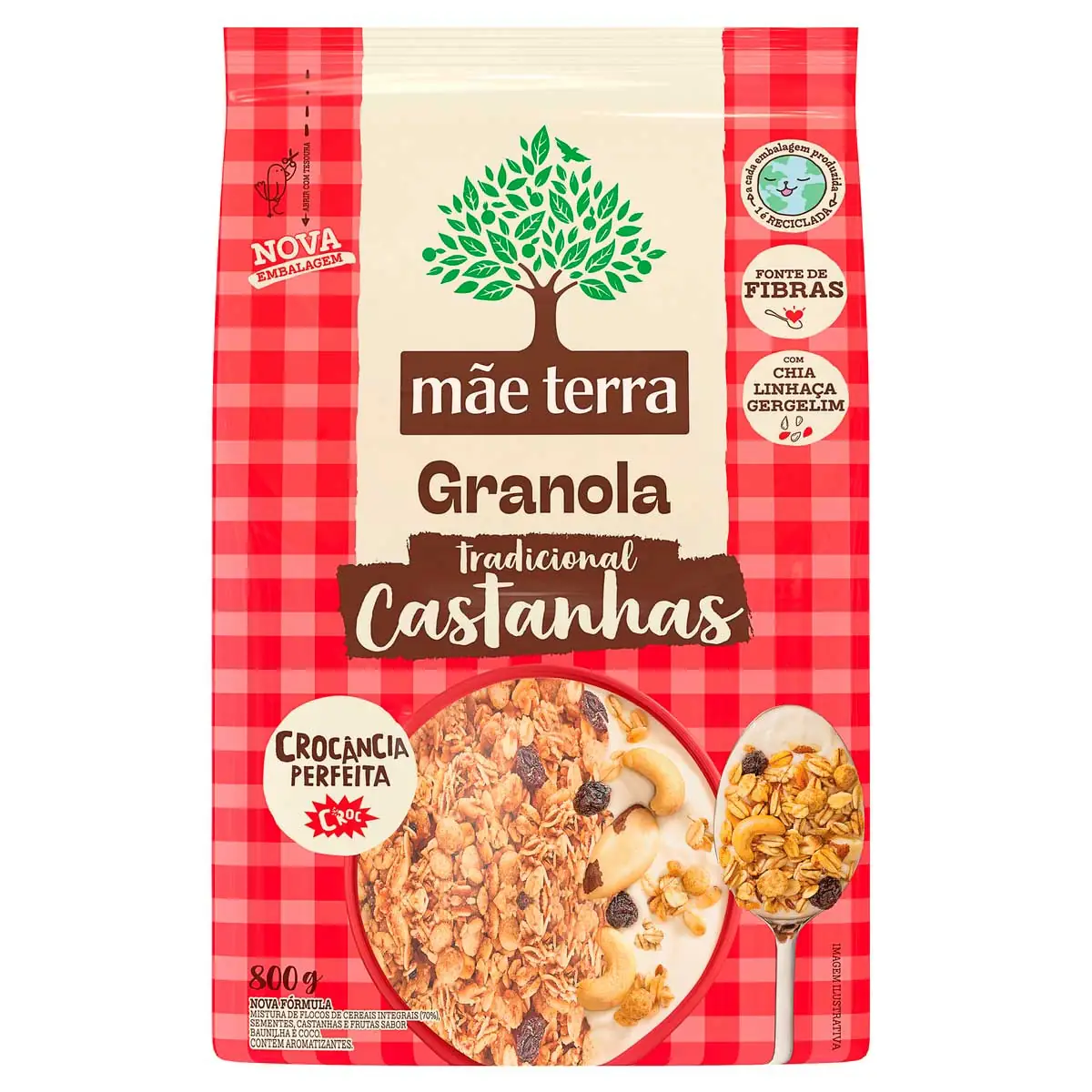 Granola Mãe Terra Tradicional 800g