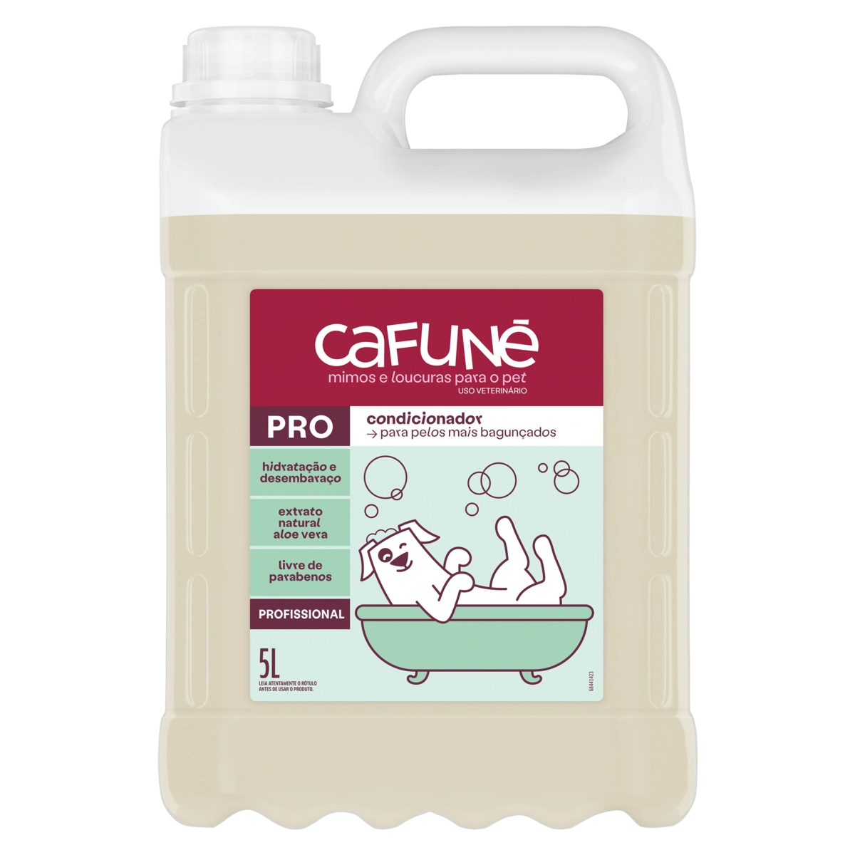Condicionador Uso Veterinário Aloe Vera Cafuné Pro Galão 5l