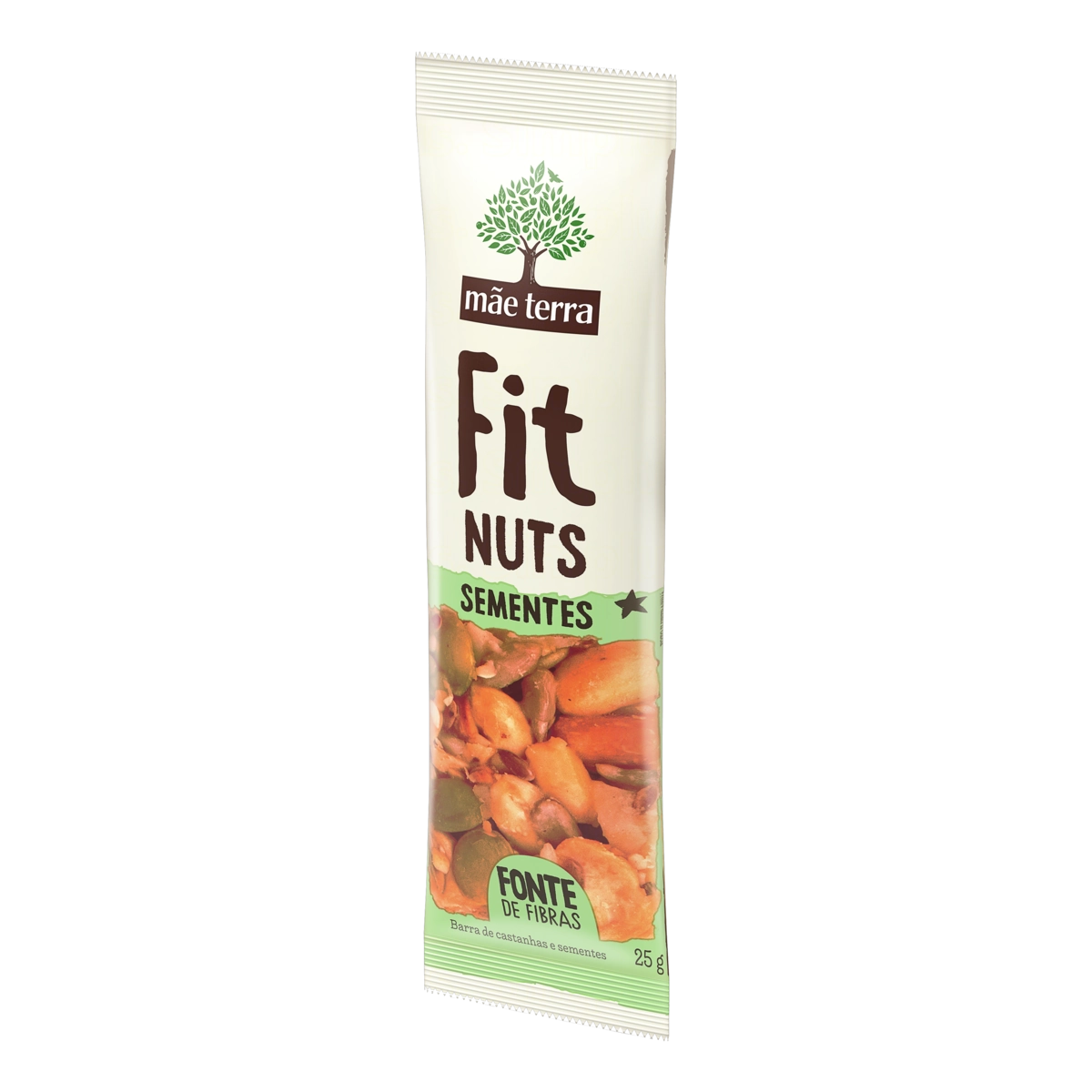 Barra de Nuts Sementes Mãe Terra Fit Nuts Pacote 25g