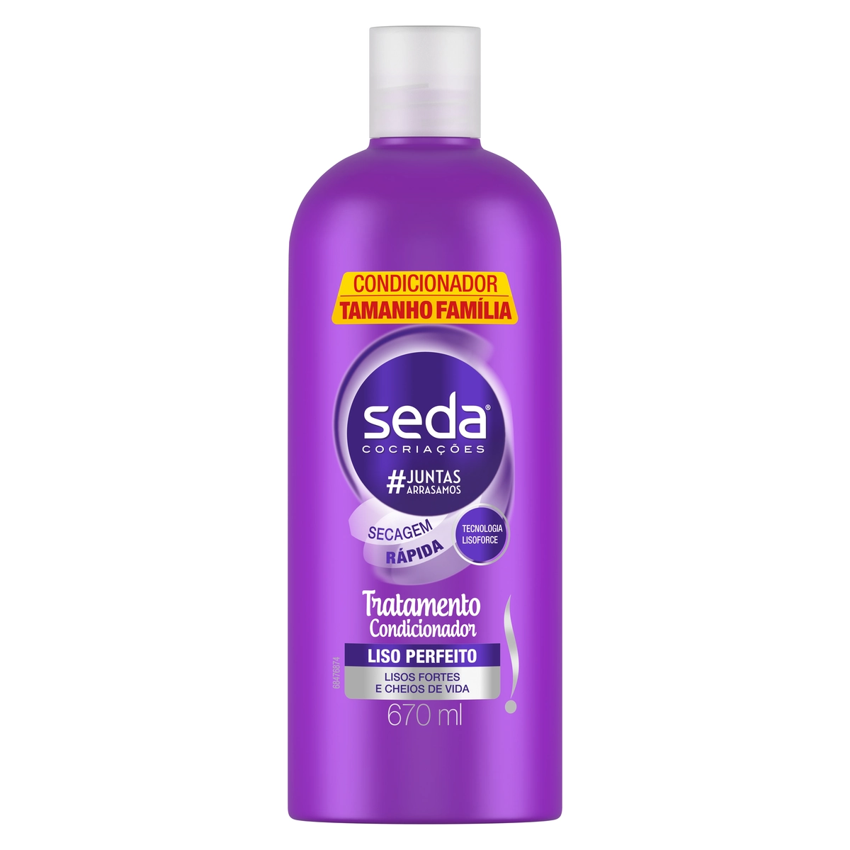 Tratamento Condicionador Seda Cocriações Liso Perfeito Frasco 670ml Tamanho Família