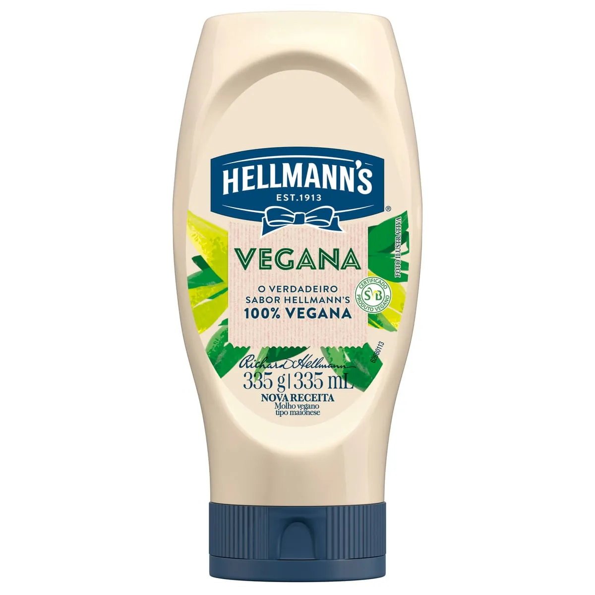 Maionese Hellmann's Vegana Squeeze 335g
