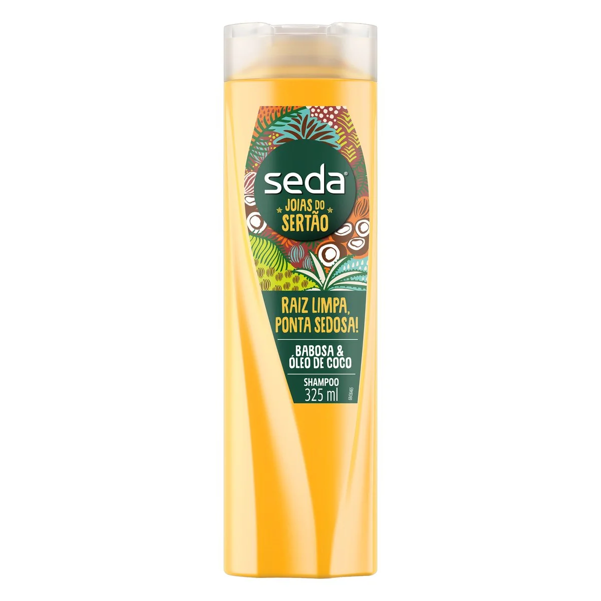 Shampoo Seda Joias do Sertão com Babosa & Óleo de Coco 325 ml