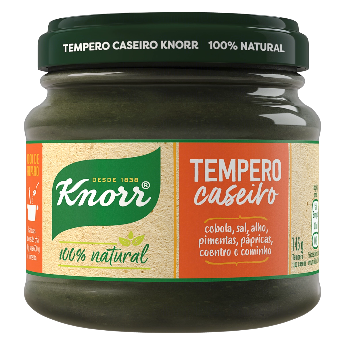 Tempero Caseiro Apimentado Knorr Vidro 145g