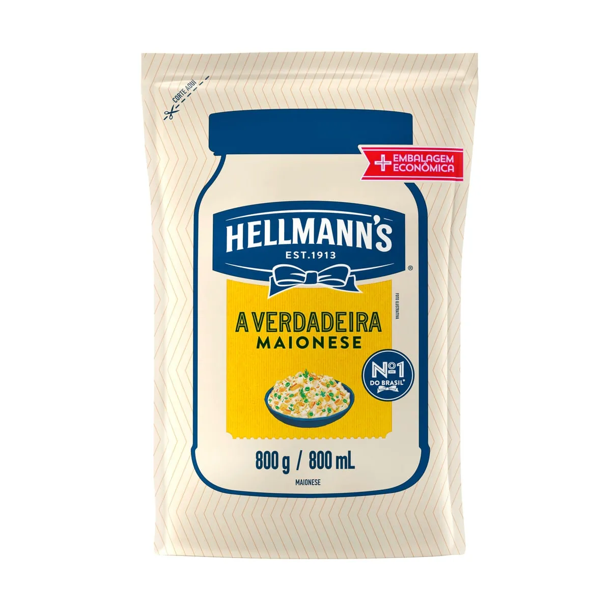 Maionese Hellmann's Tradicional 800g