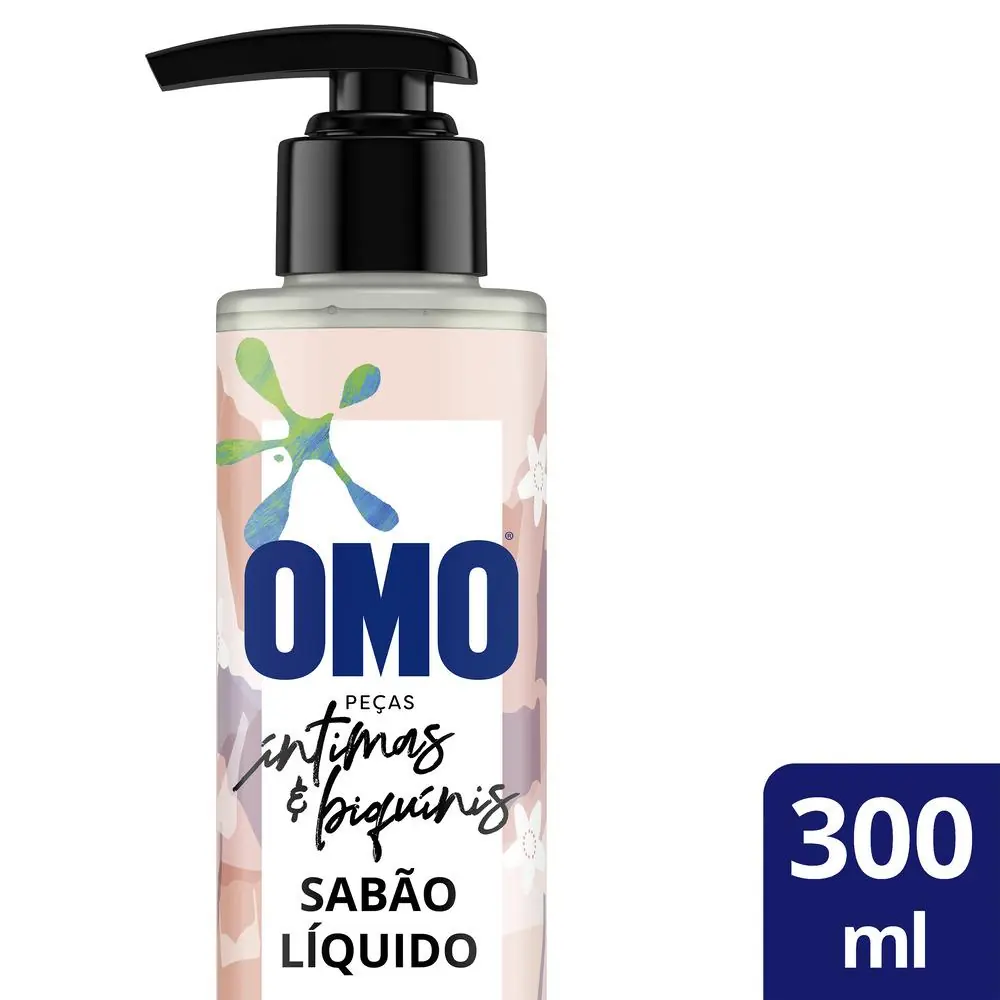 Lava Roupas Líquido Omo Roupas Íntimas &amp; Biquínis 300 ml