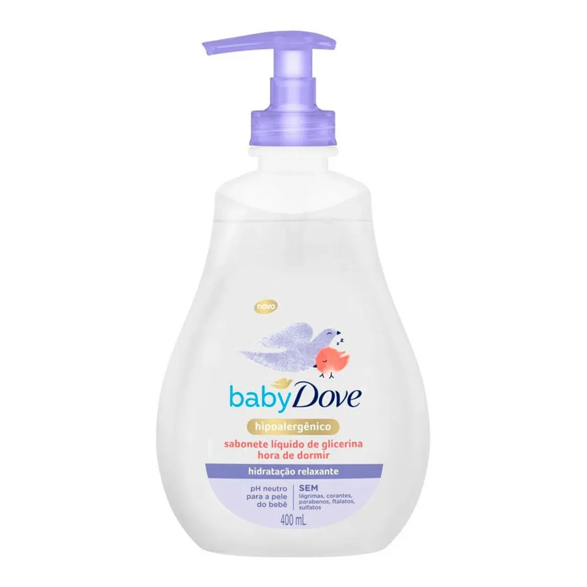 Sabonete Liquido de Glicerina Baby Dove Hora de Dormir 400ml