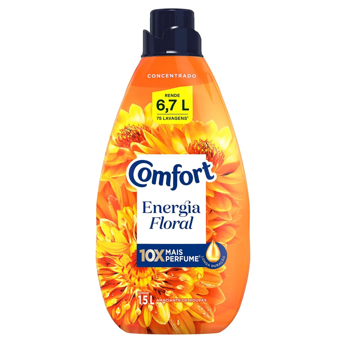 Amaciante Concentrado Comfort Hydra Sérum 1,5 L